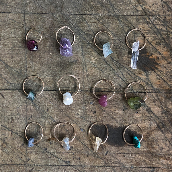 Gem Birthstone Charm