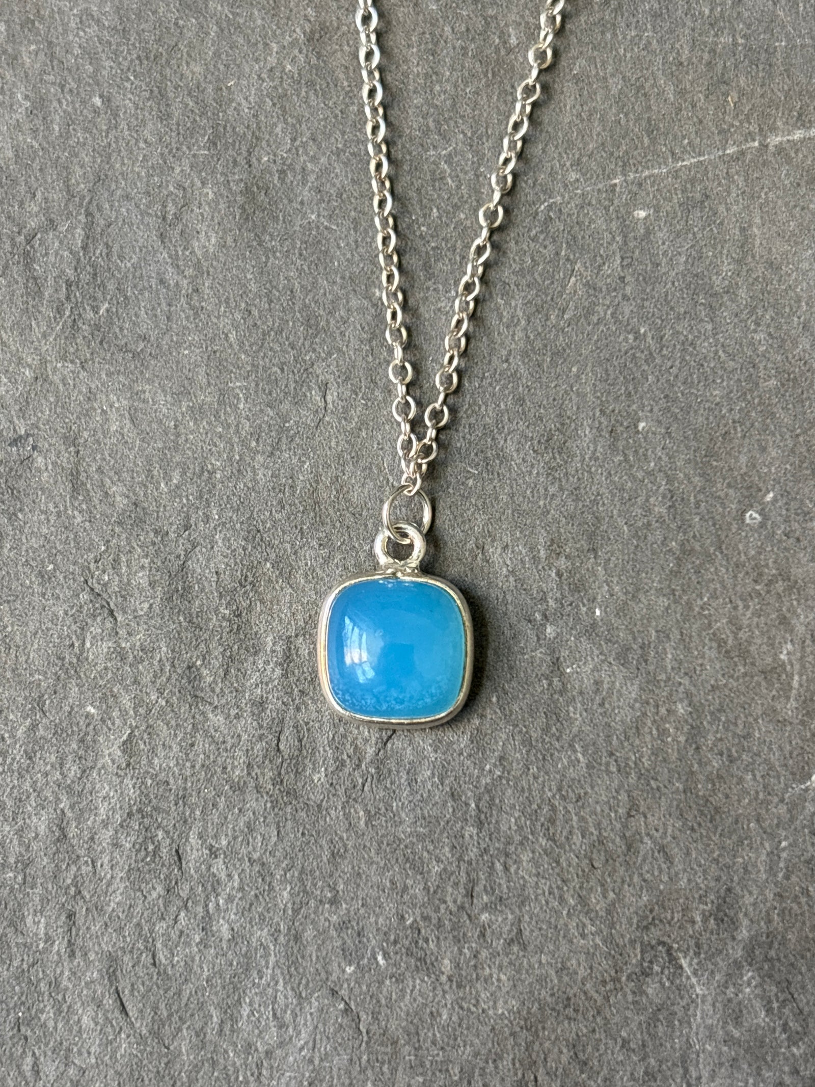 Blue Silver Pendant