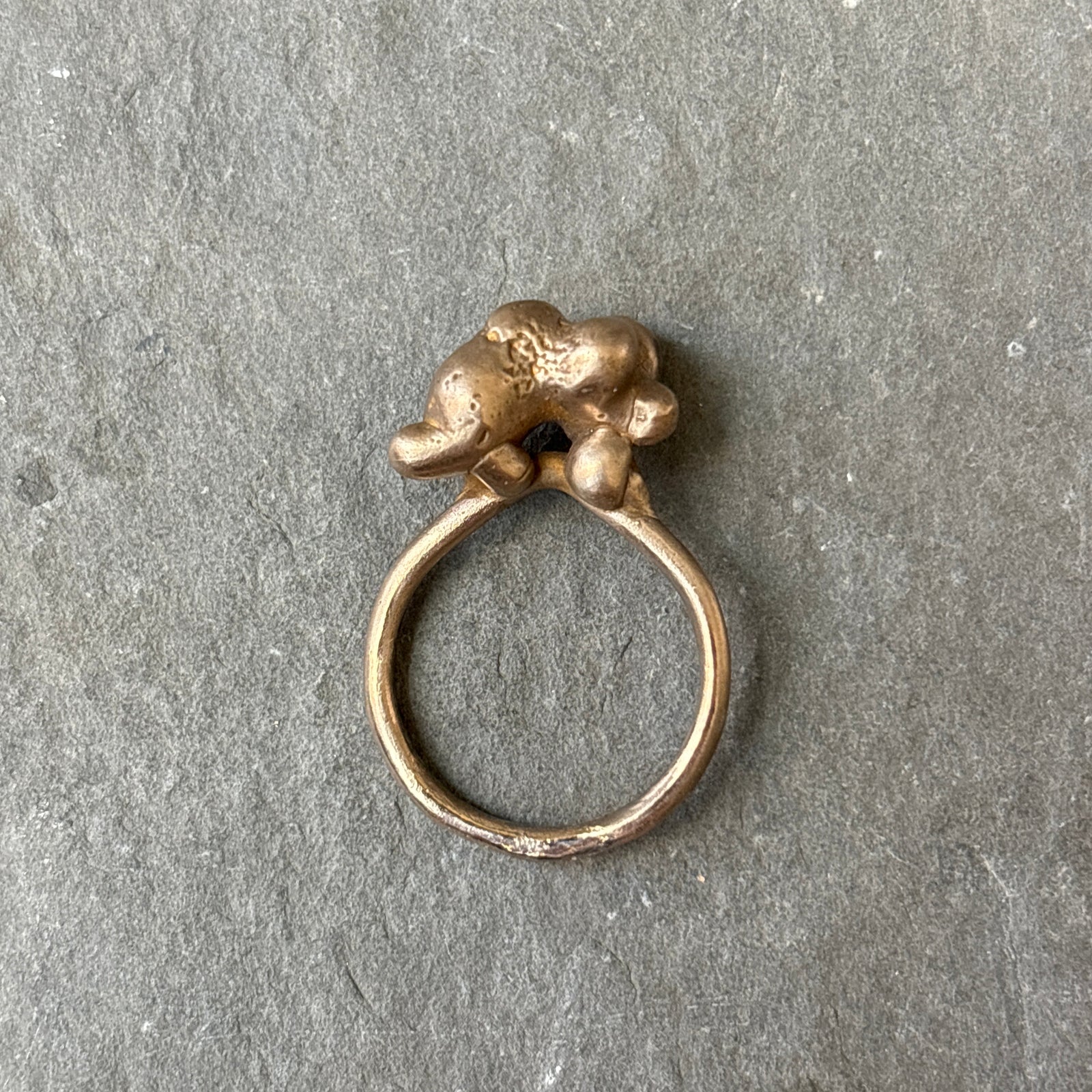 Brass Bubble Ring