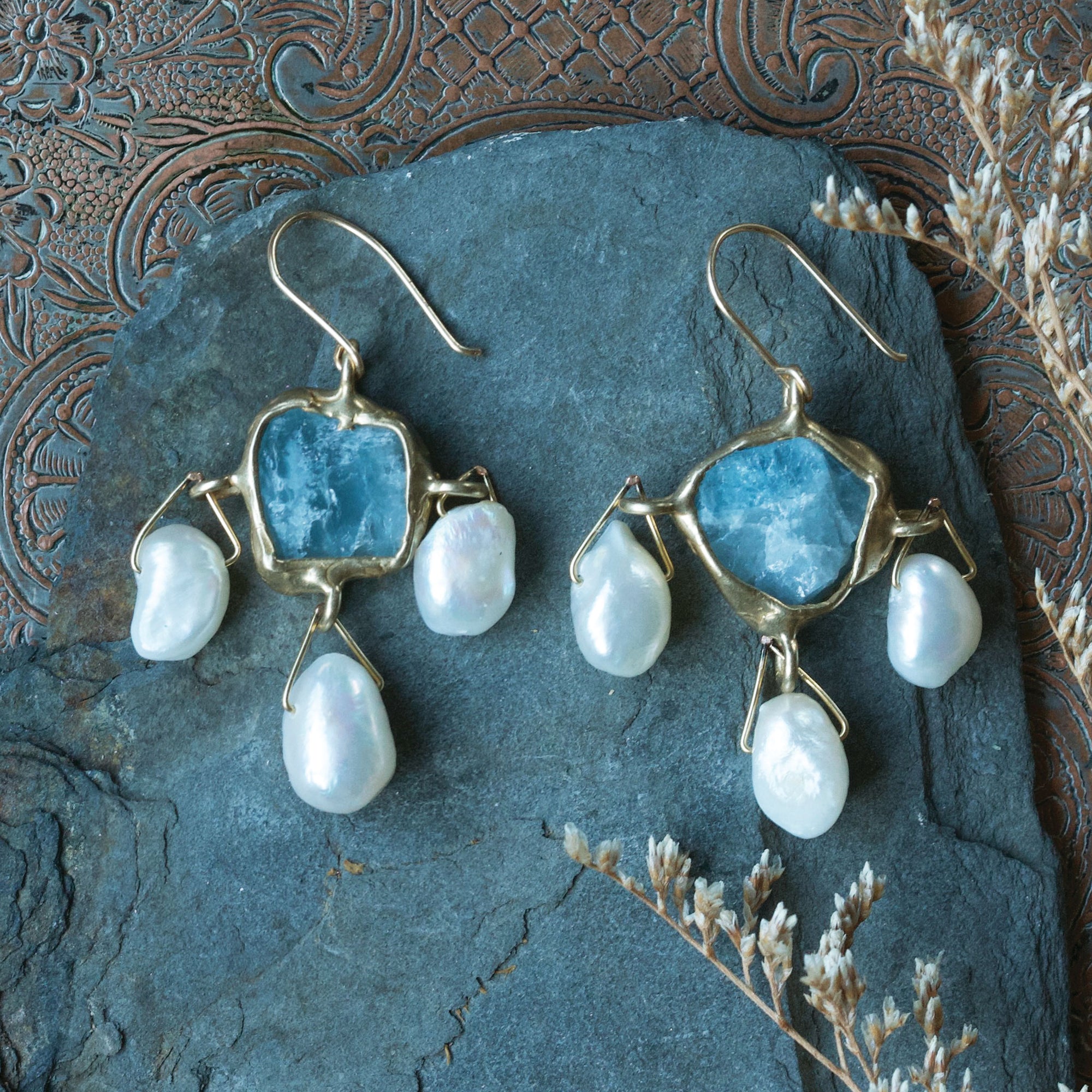 Delphinium Earrings