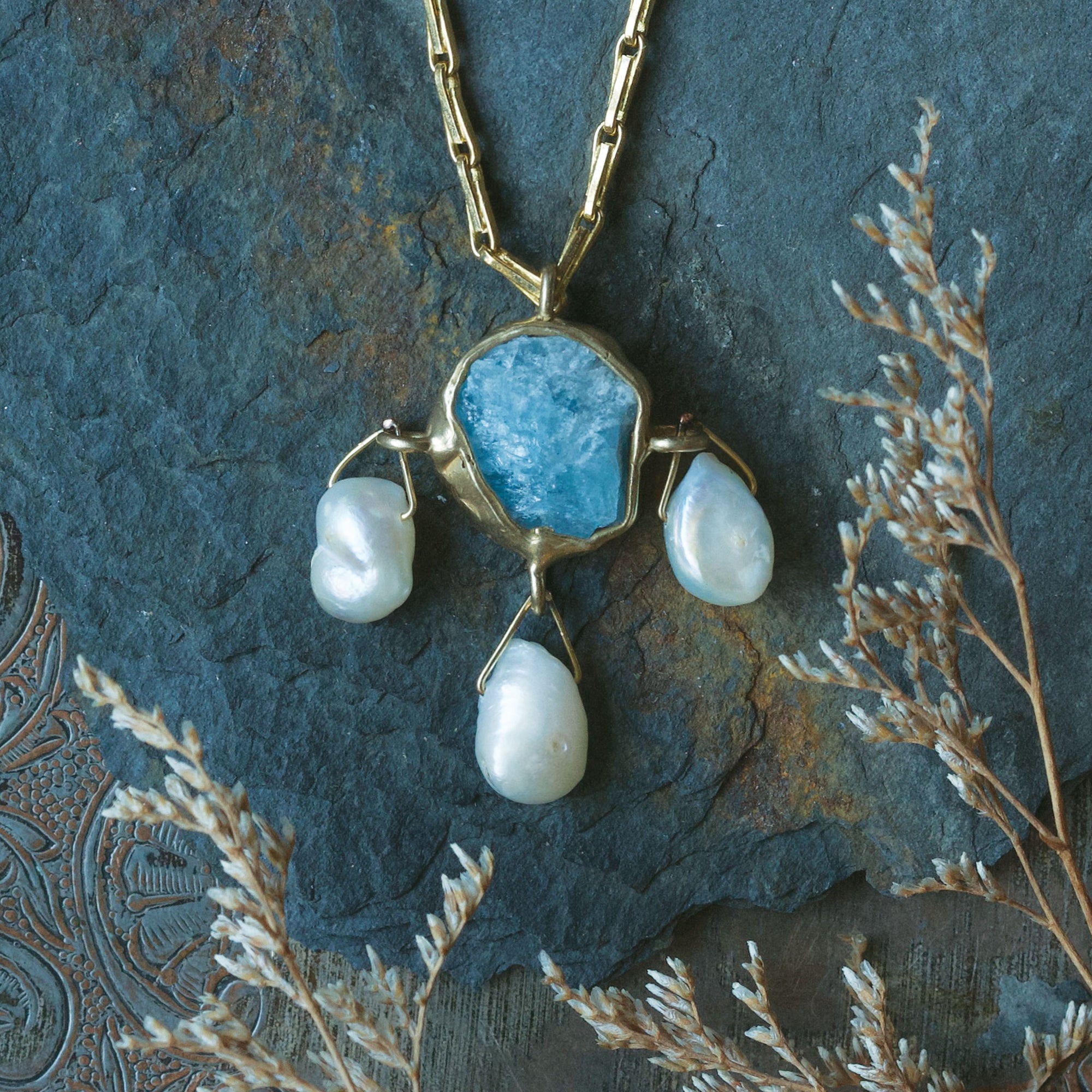 Delphinium Pendant