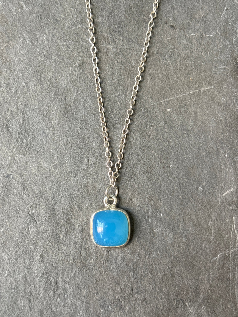 Blue Silver Pendant