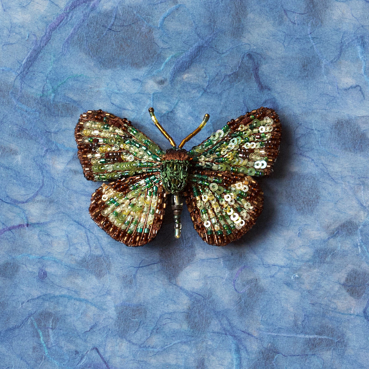 Four Spot Sailor Butterfly Brooch by Trovelore