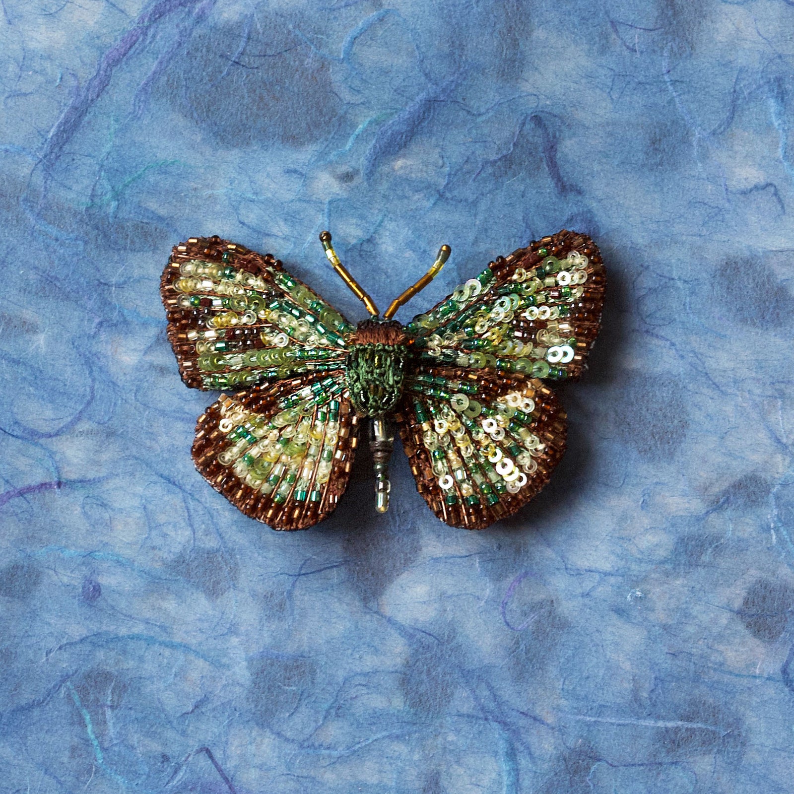 Four Spot Sailor Butterfly Brooch by Trovelore