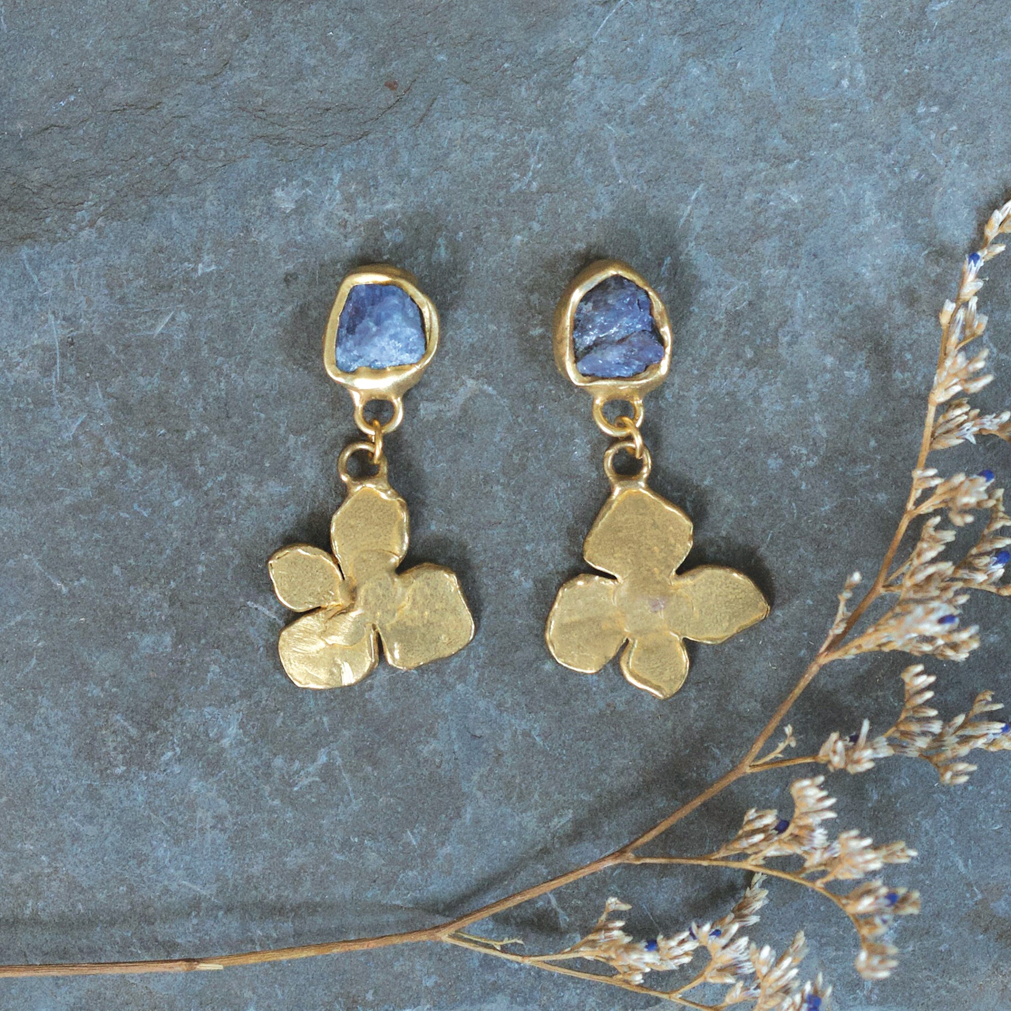 Hydrangea Bloom Earrings