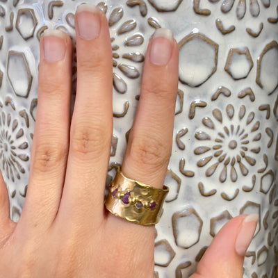 Rapids Ring - Pink Sapphire