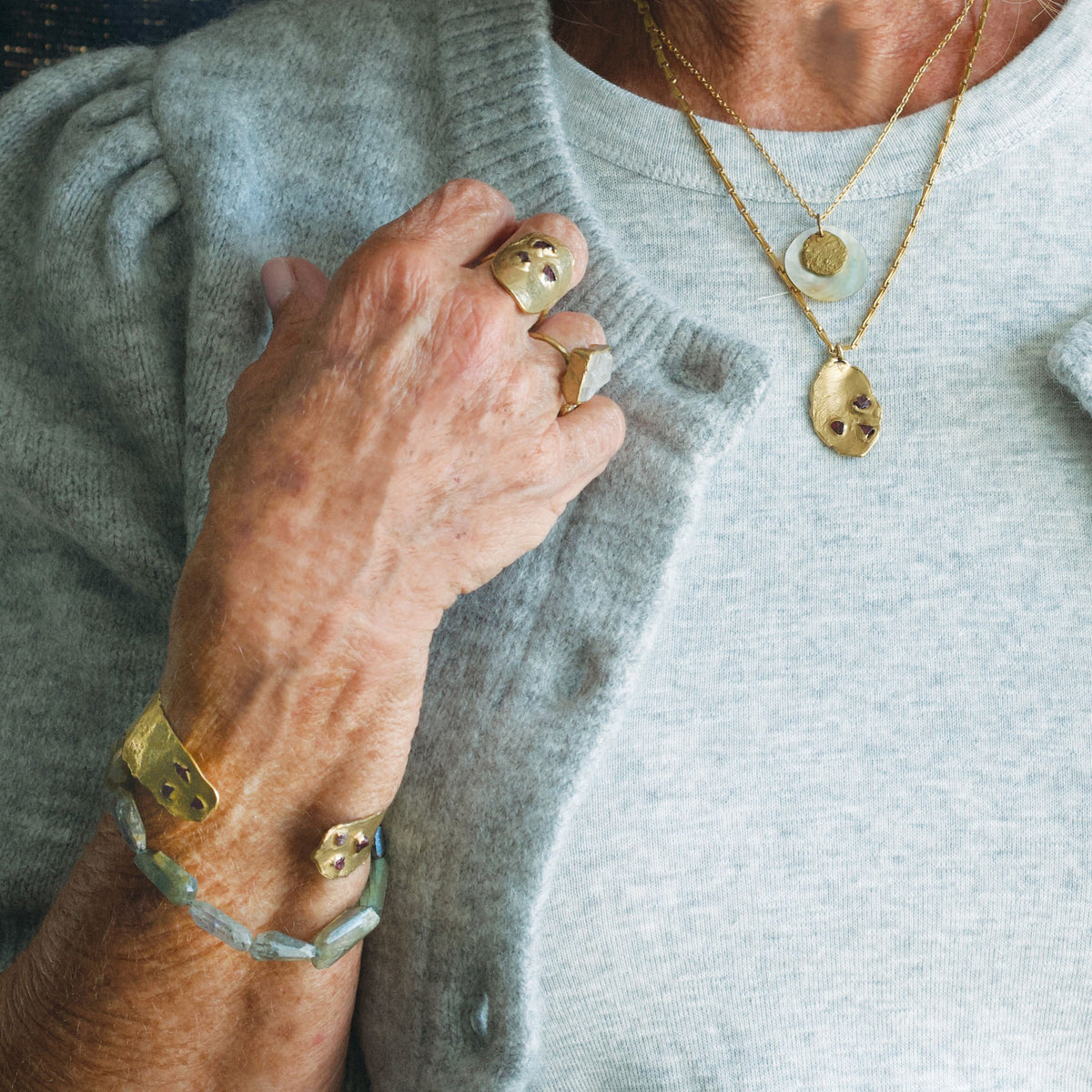 Moon Crater Cuff