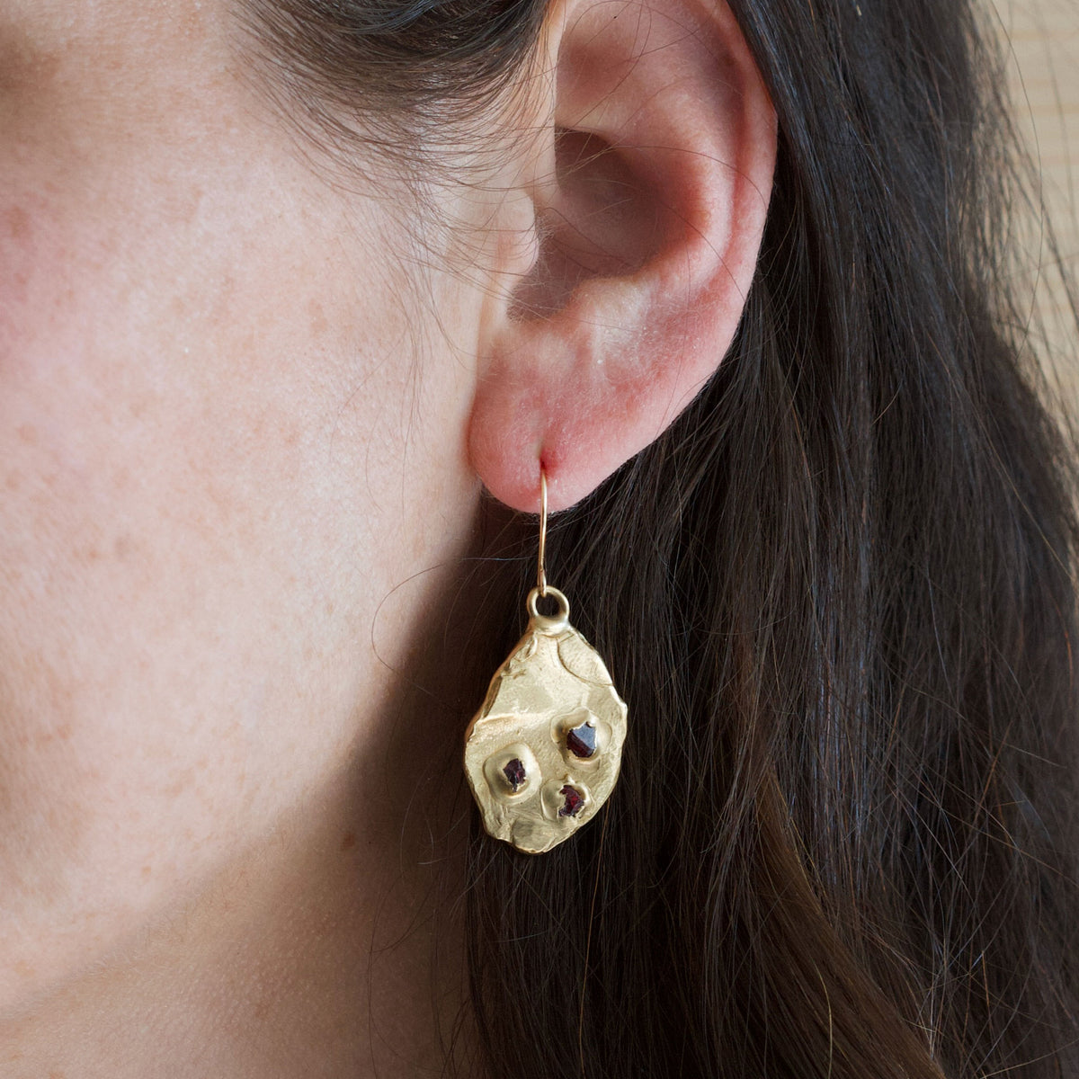 Moon Crater Earrings