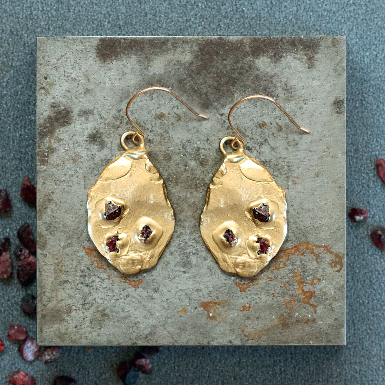 Moon Crater Earrings