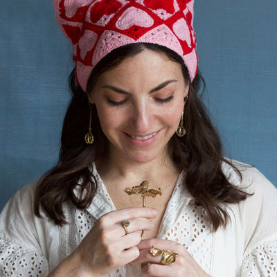 Seed Pod Drop Earrings