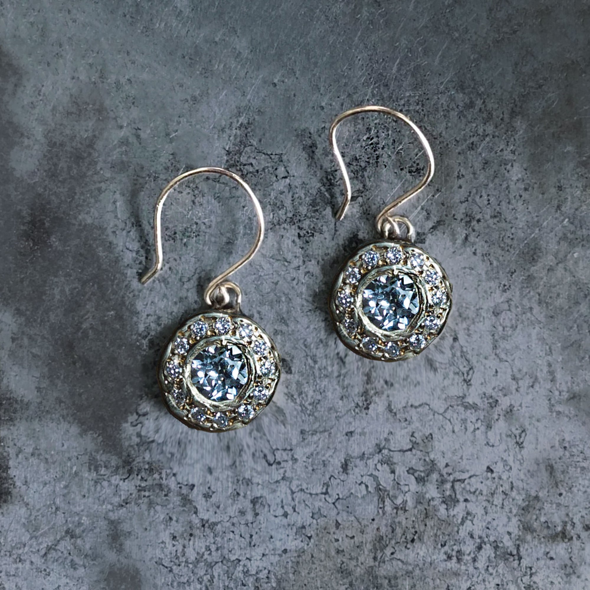 Sunburst Halo Earrings