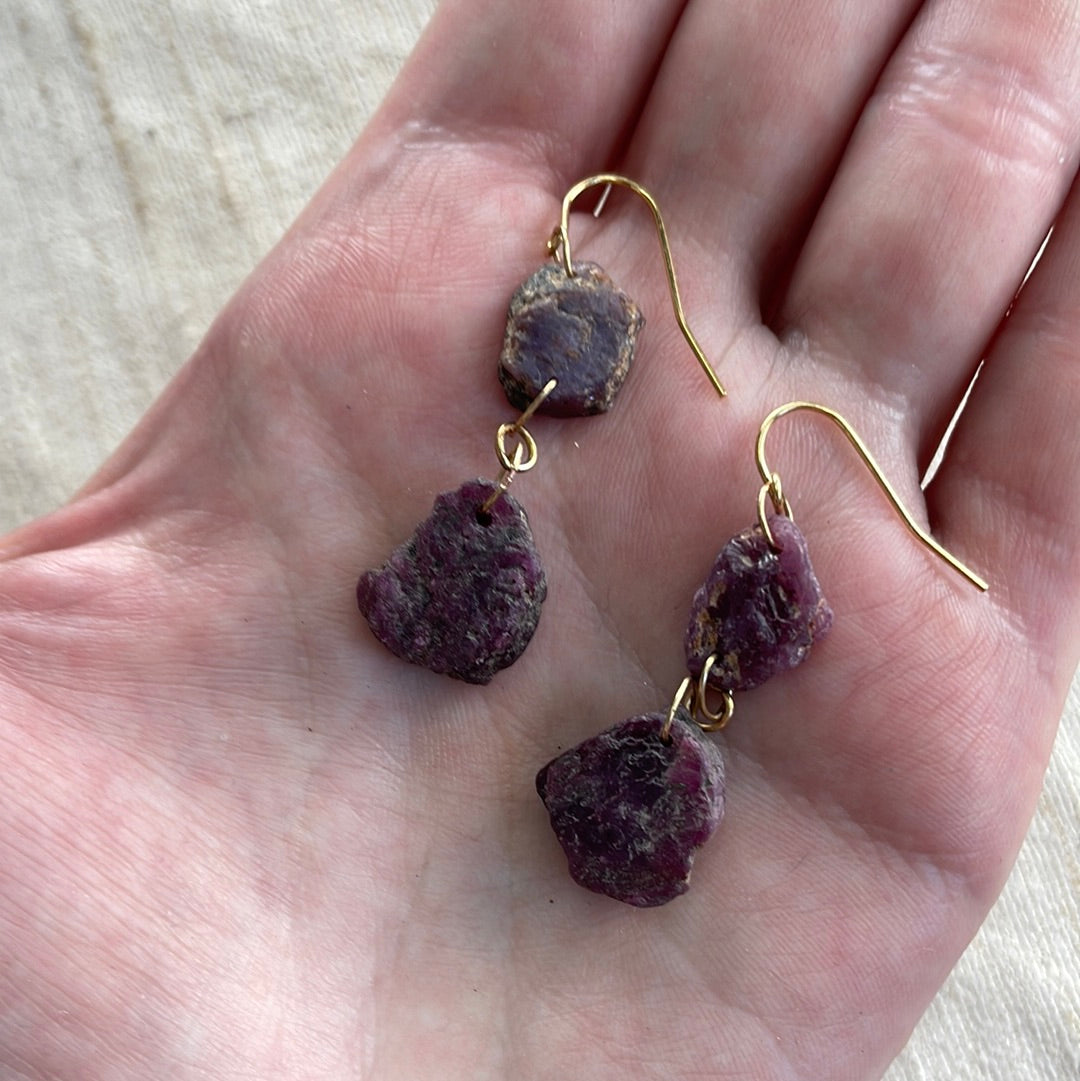 Ruby Earrings