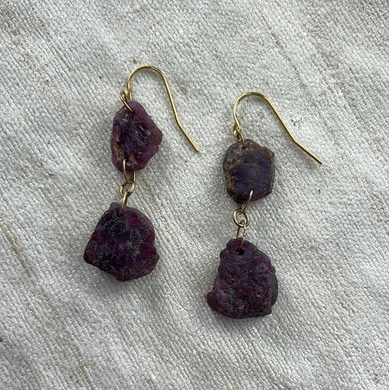 Ruby Earrings