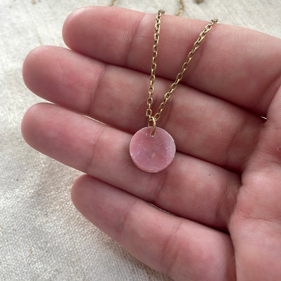 Pink Opal Pendant