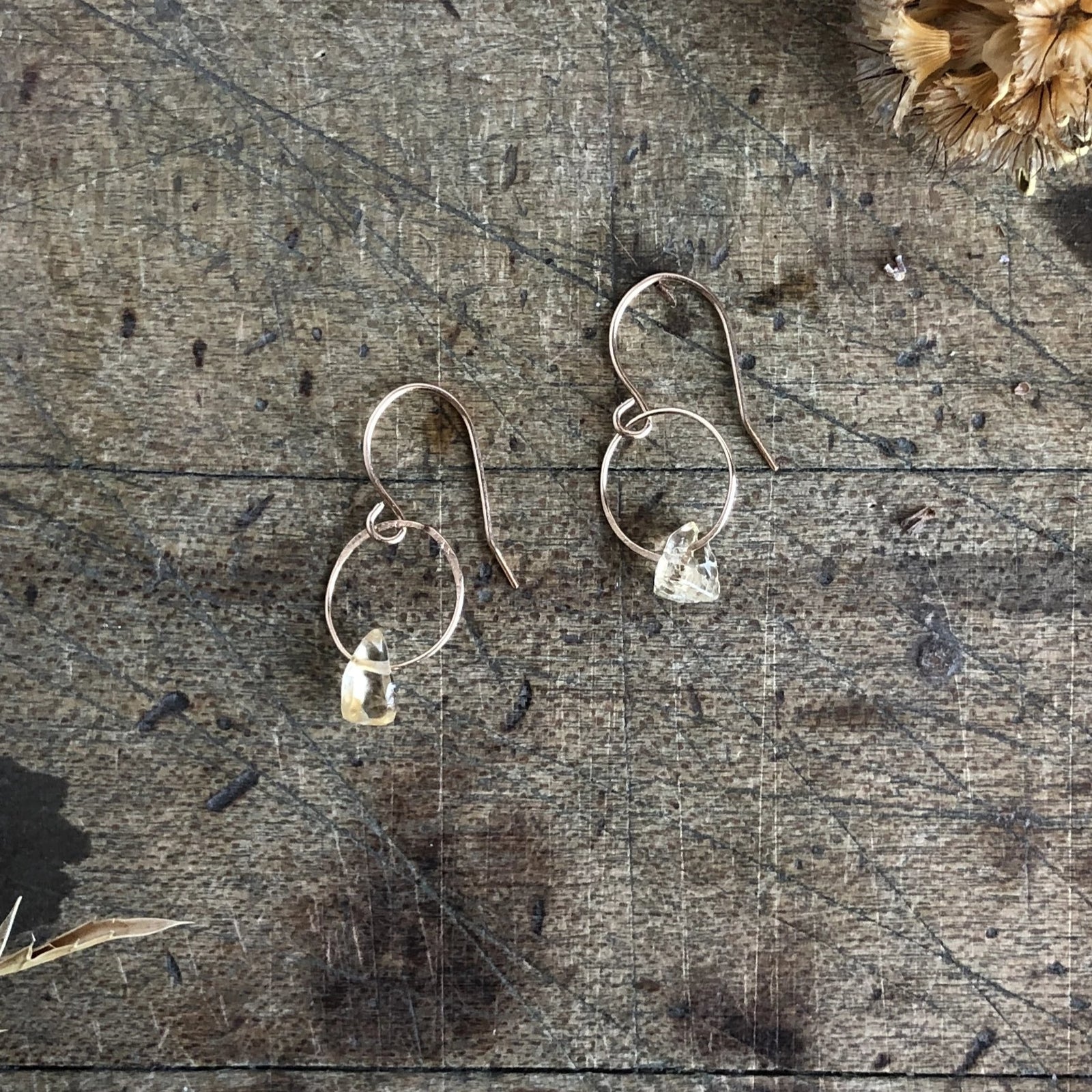 Citrine Birthstone Earrings