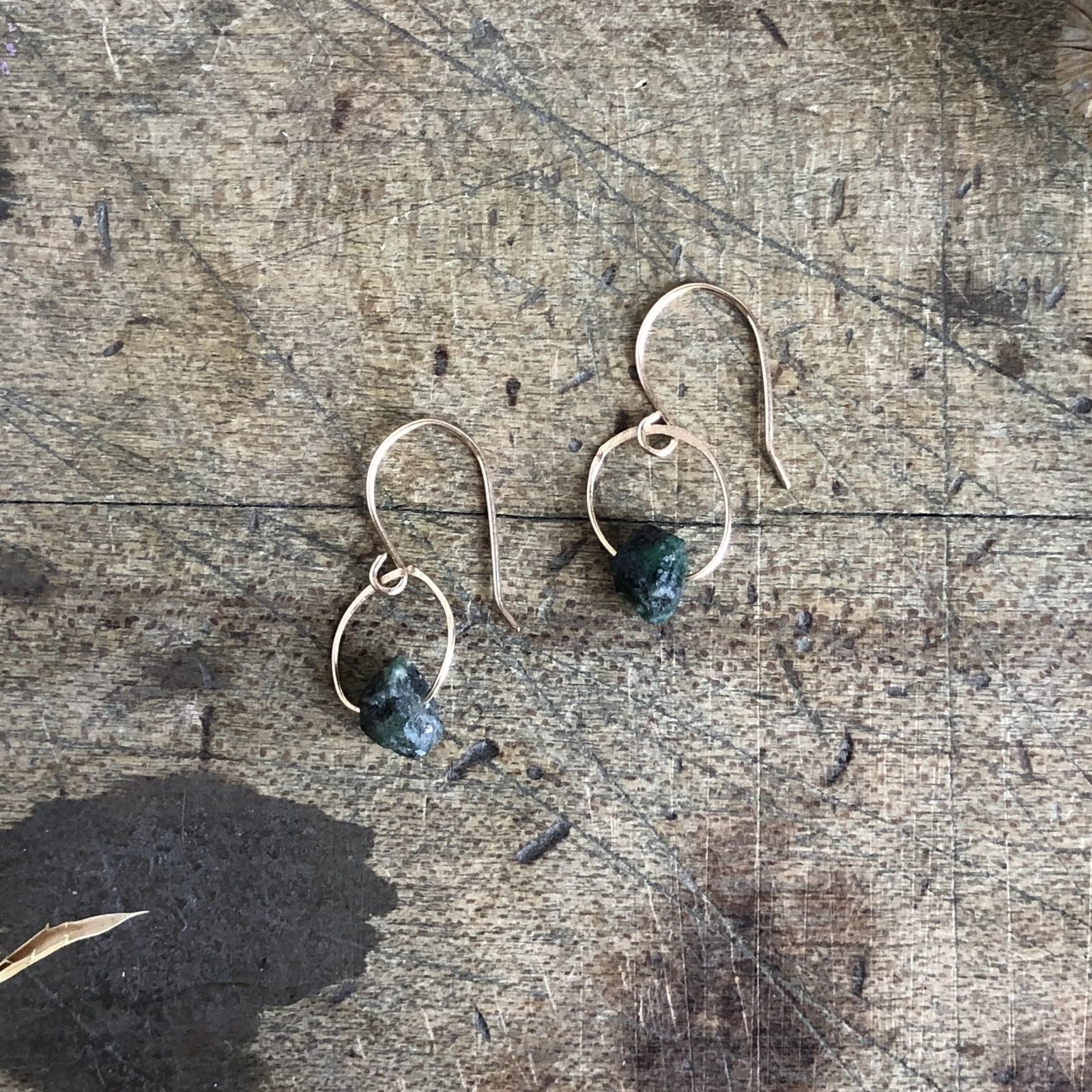 Emerald Birthstone Earrings