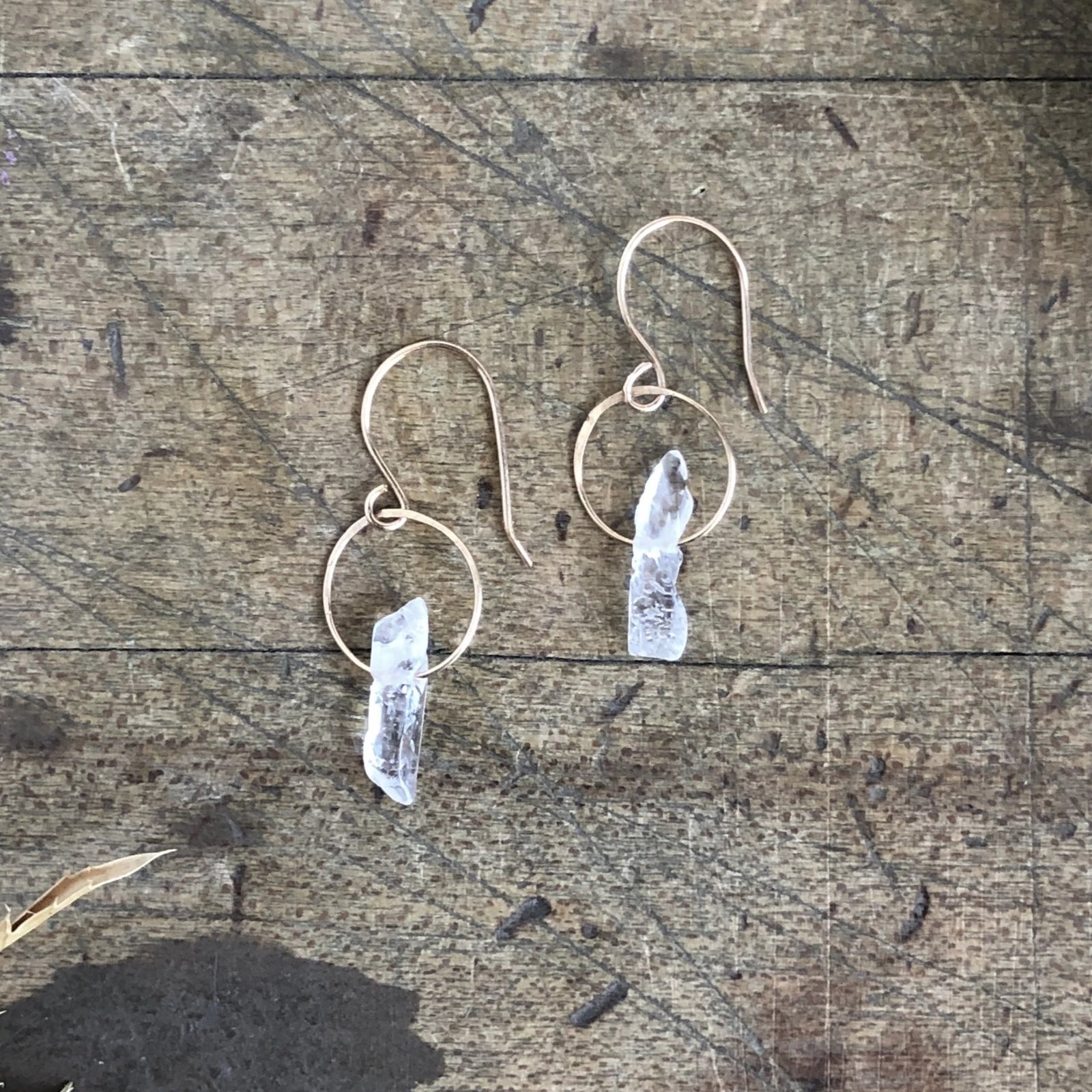 Quartz Birthstone Earrings