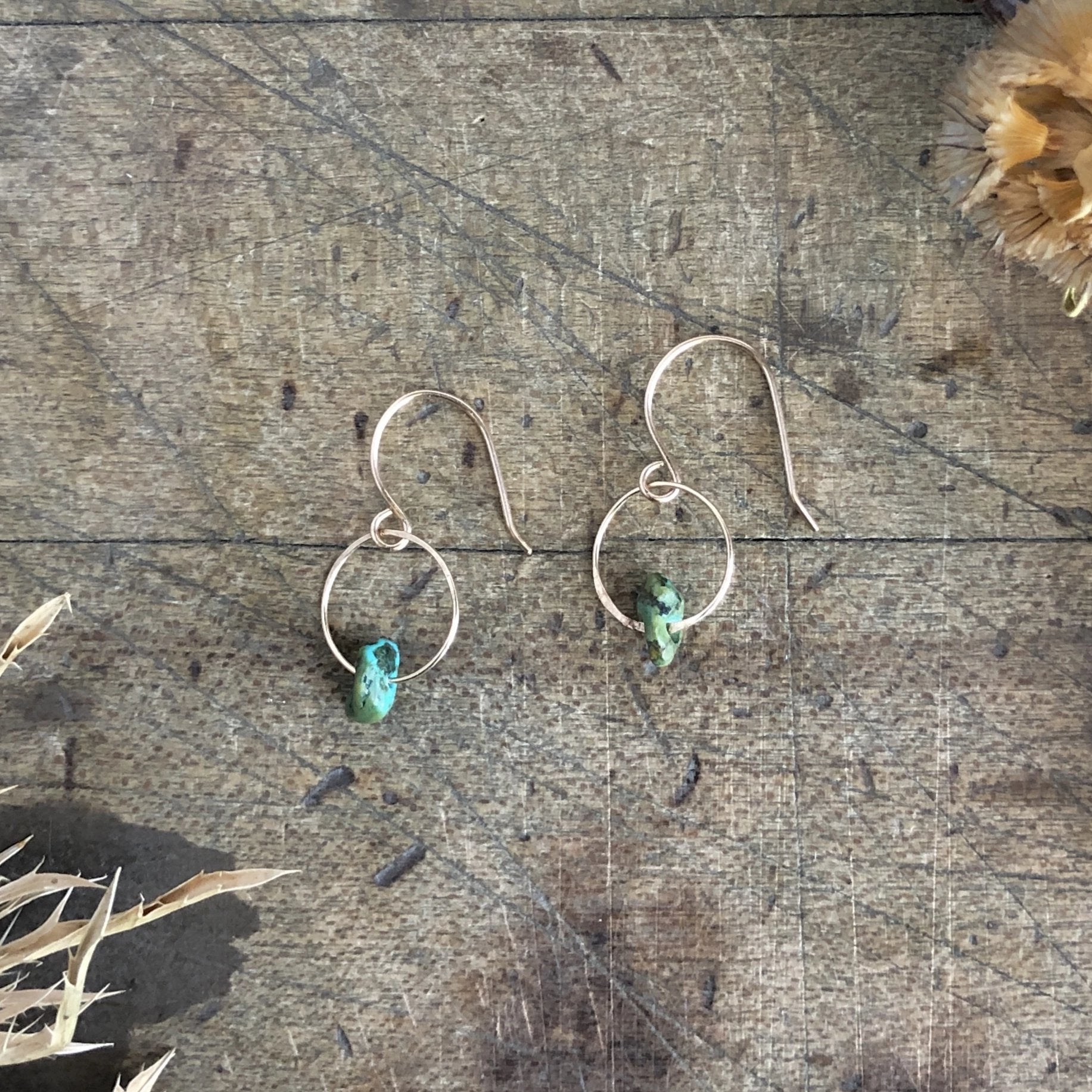 Turquoise Birthstone Earrings