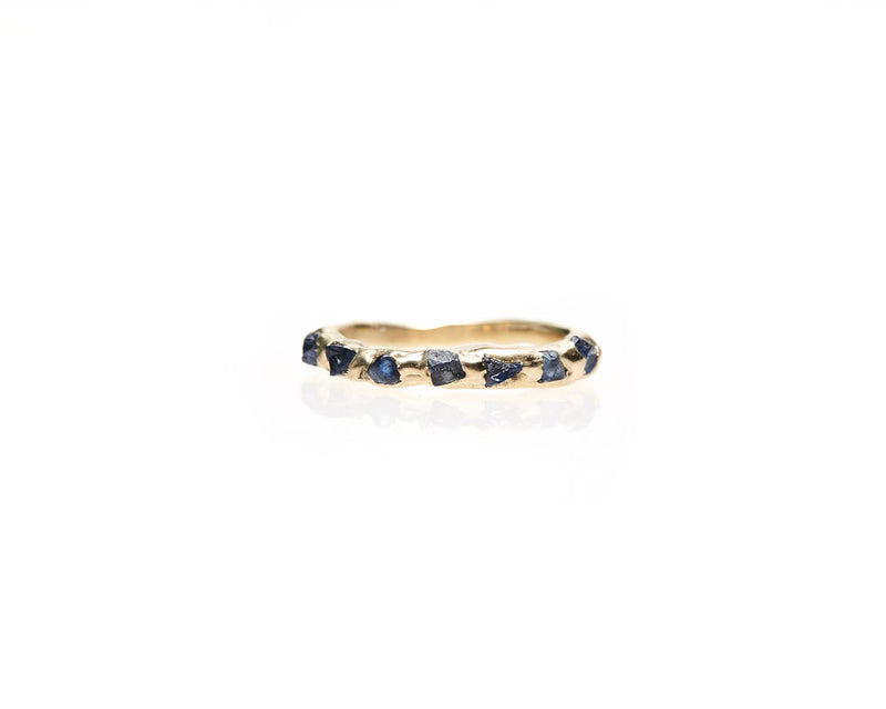 Blue Sapphire Unity Ring