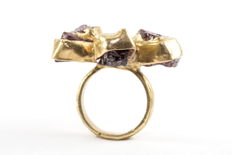 Dried Wildflower Ring