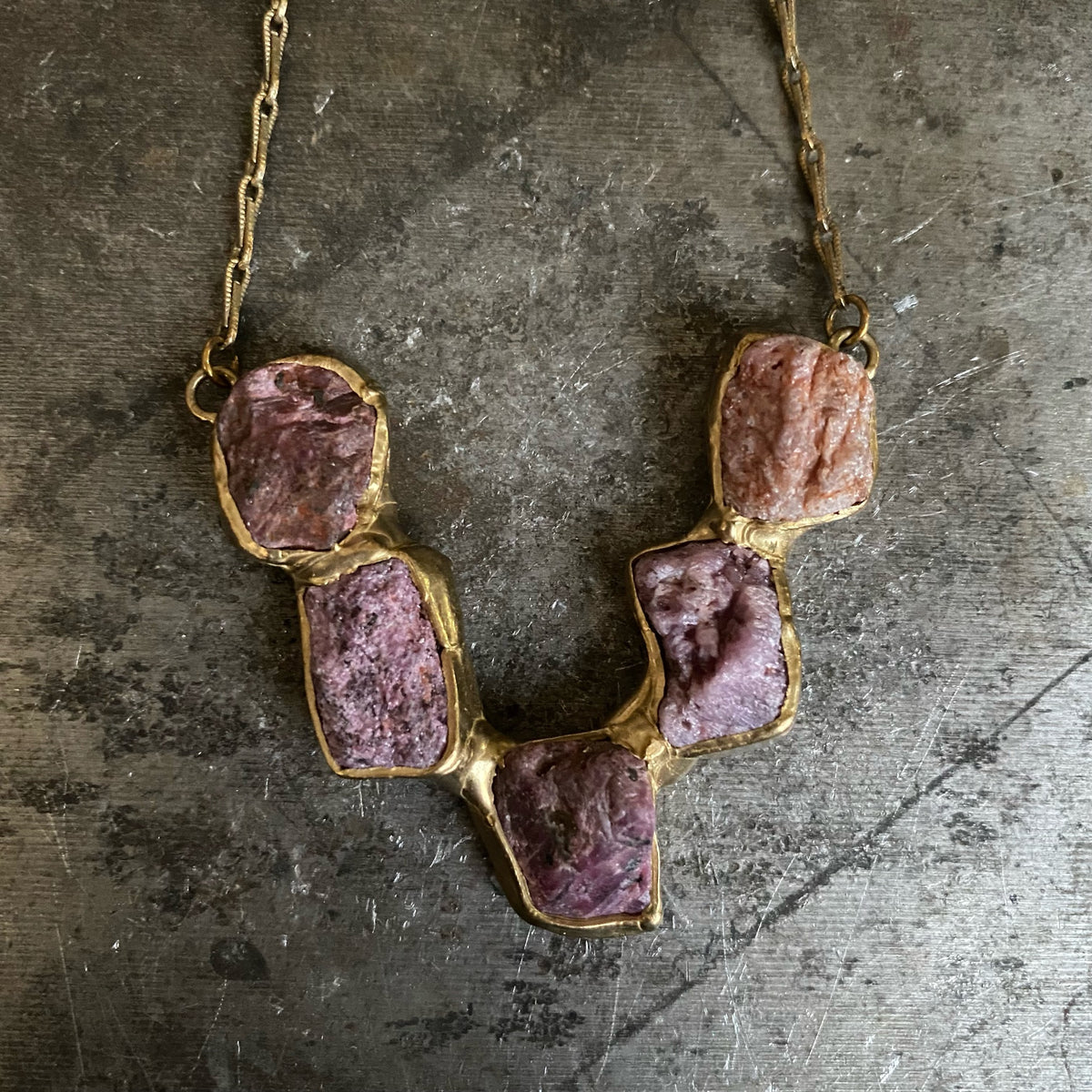 Ruby Shield Pendant