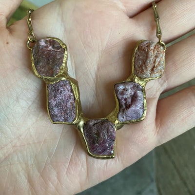 Ruby Shield Pendant