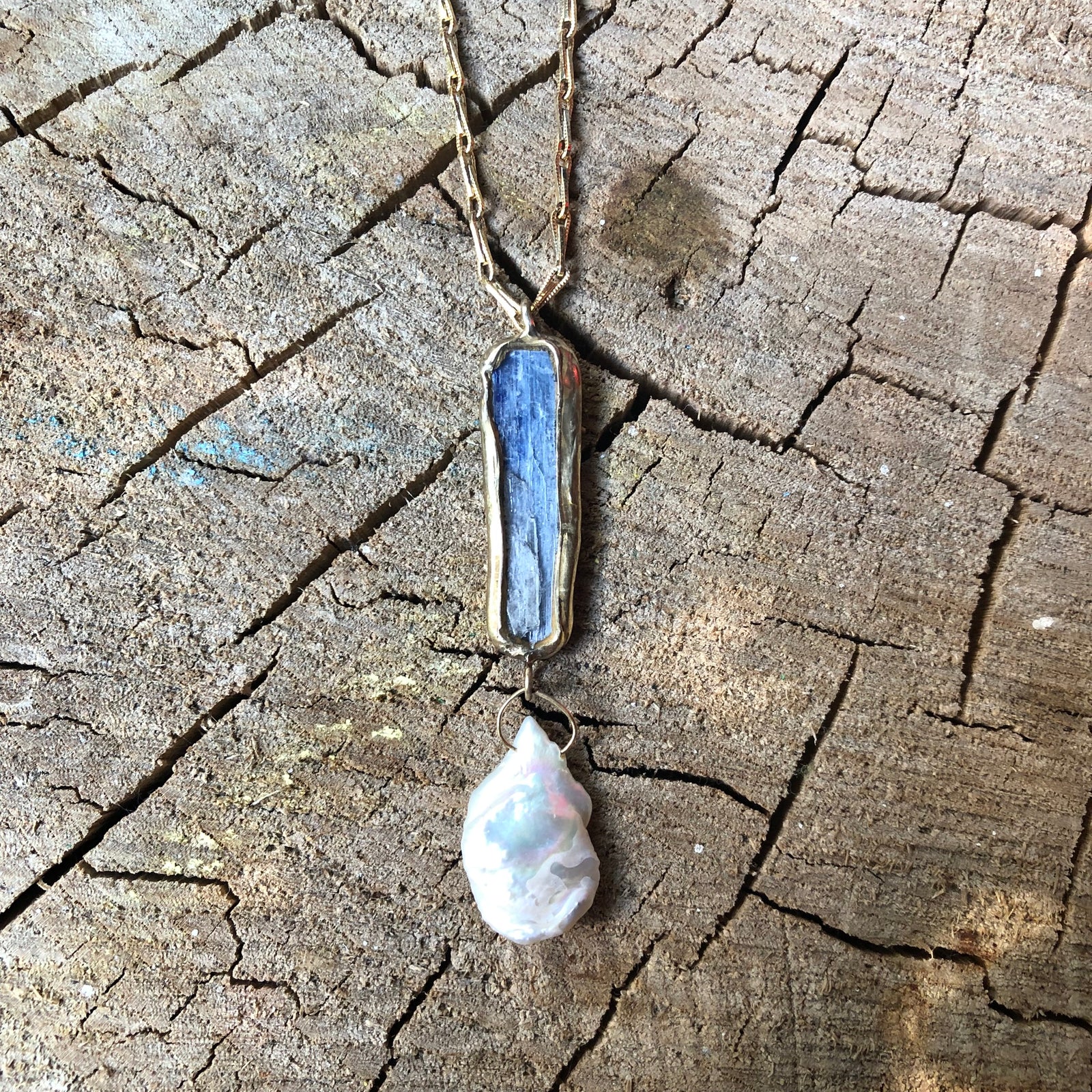 Summer Sky Vertical Necklace