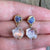 Rainbow Moonstone & Tanzanite Earrings