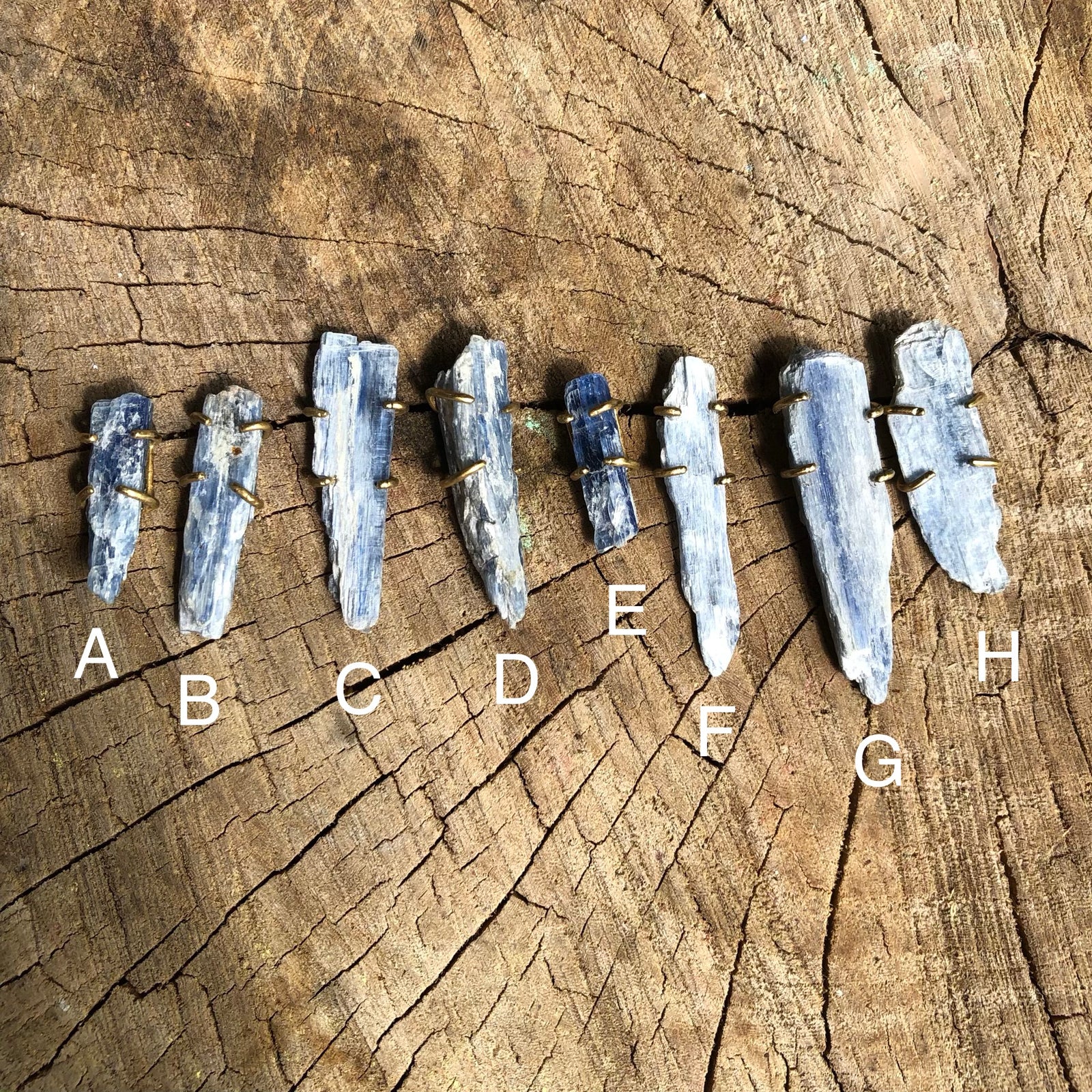 Single Kyanite Studs