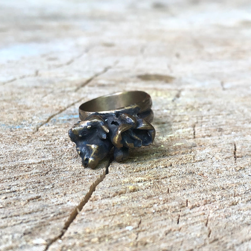 Bronze Flower Ring