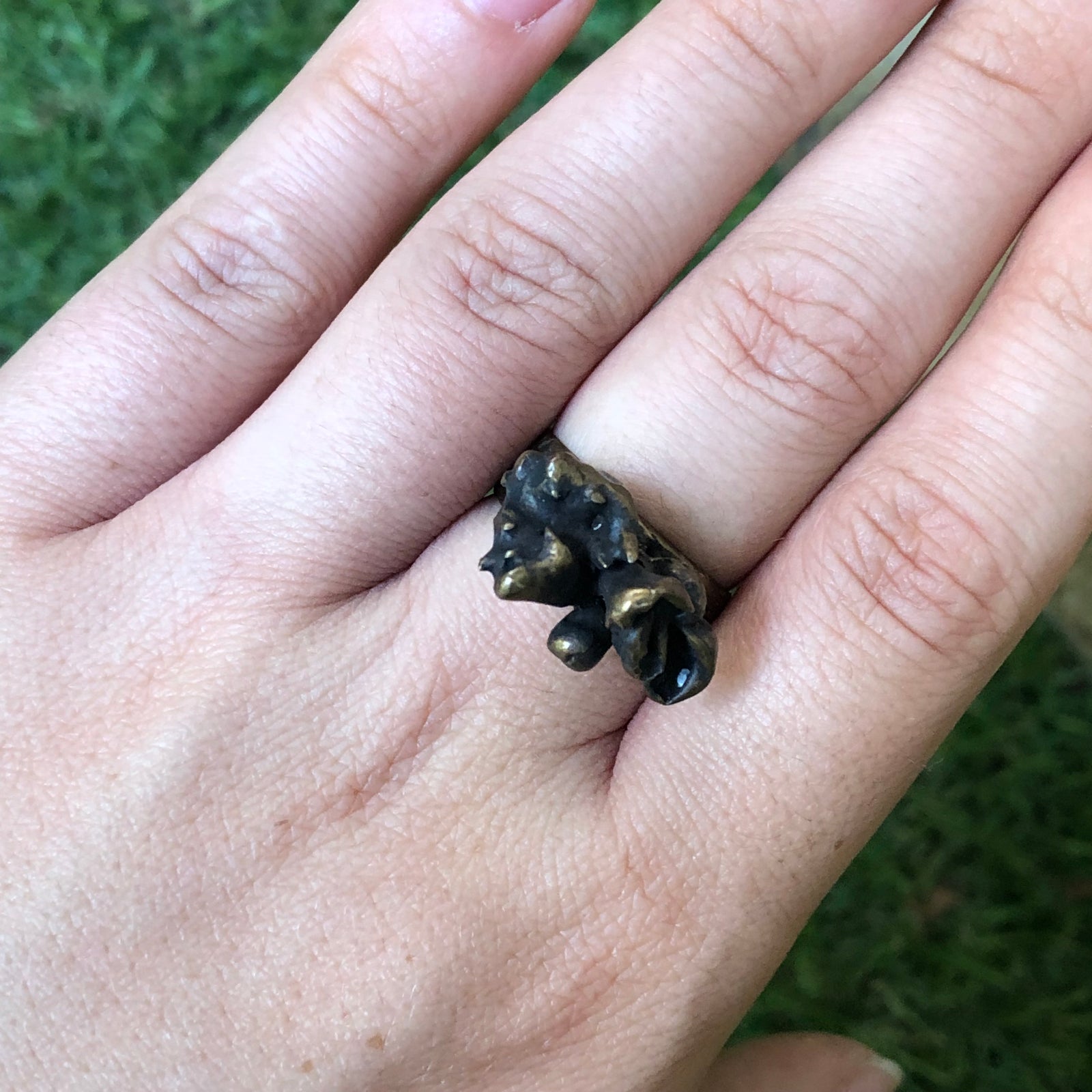 Bronze Flower Ring
