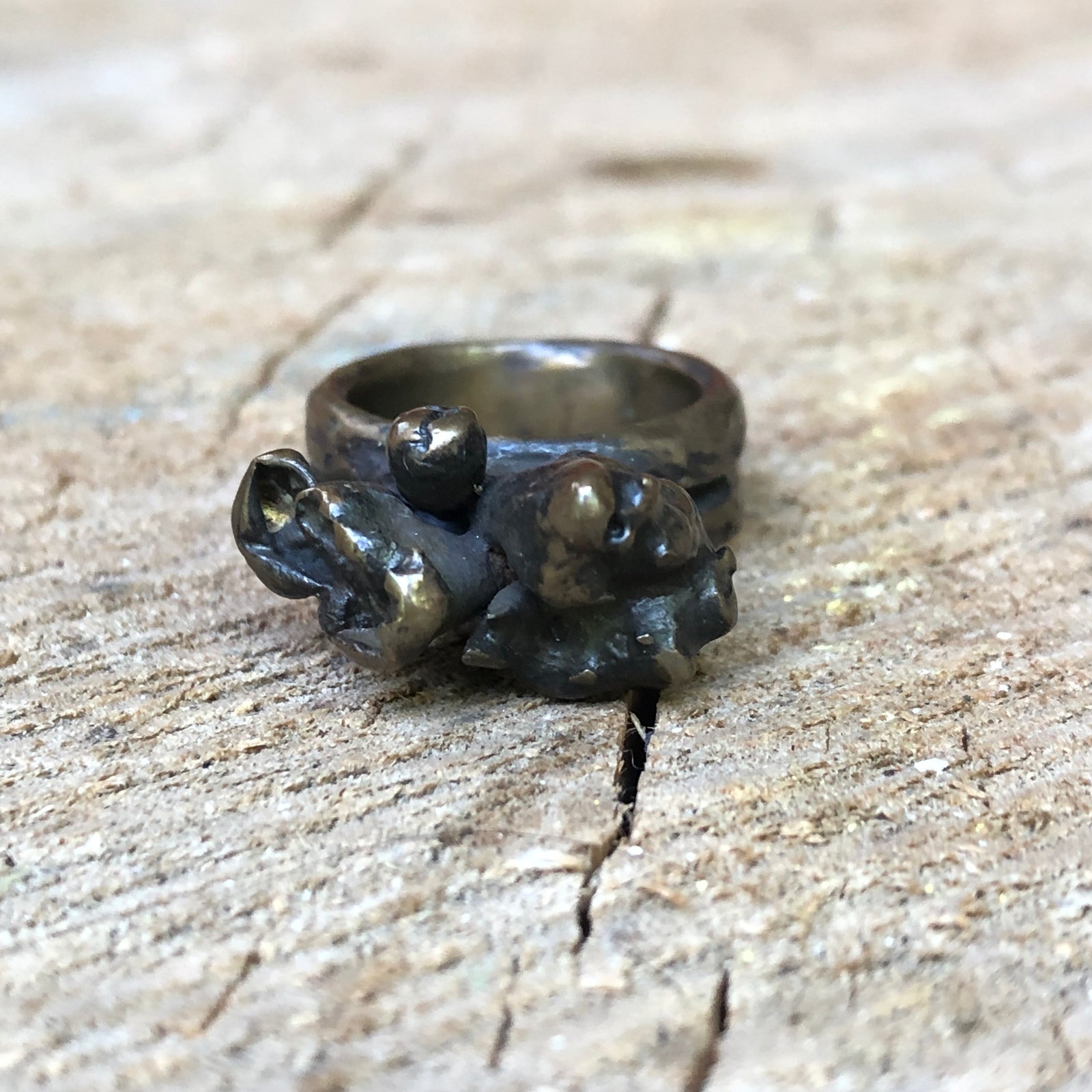 Bronze Flower Ring