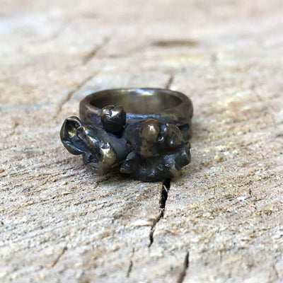 Bronze Flower Ring
