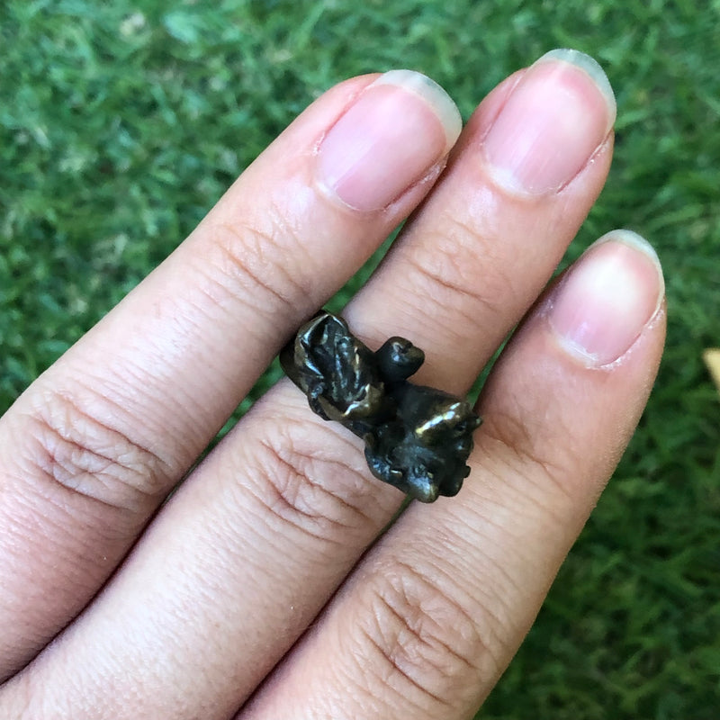 Bronze Flower Ring