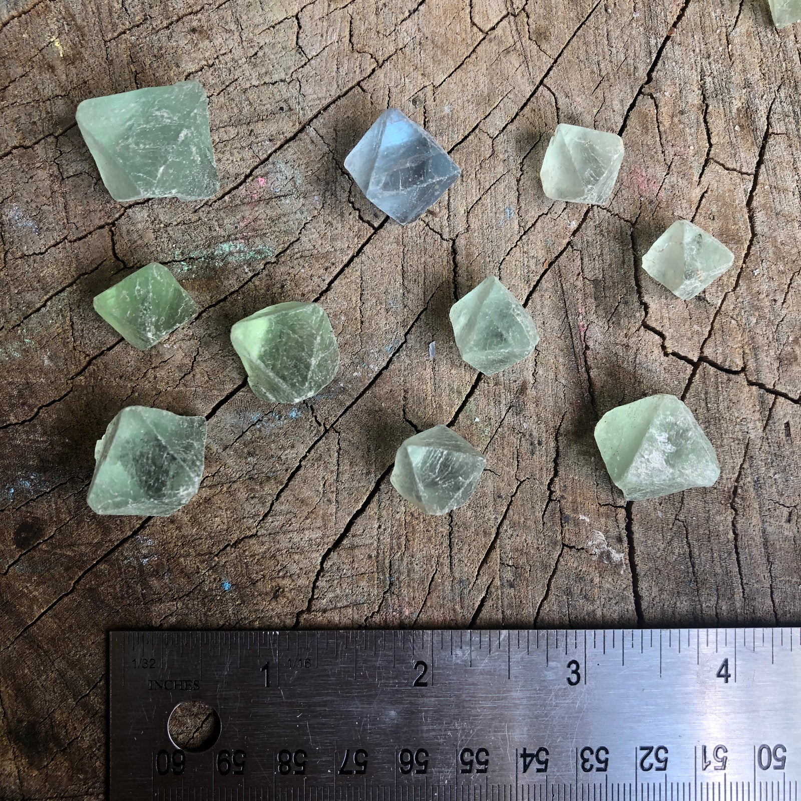 Fluorite Octahedron Set