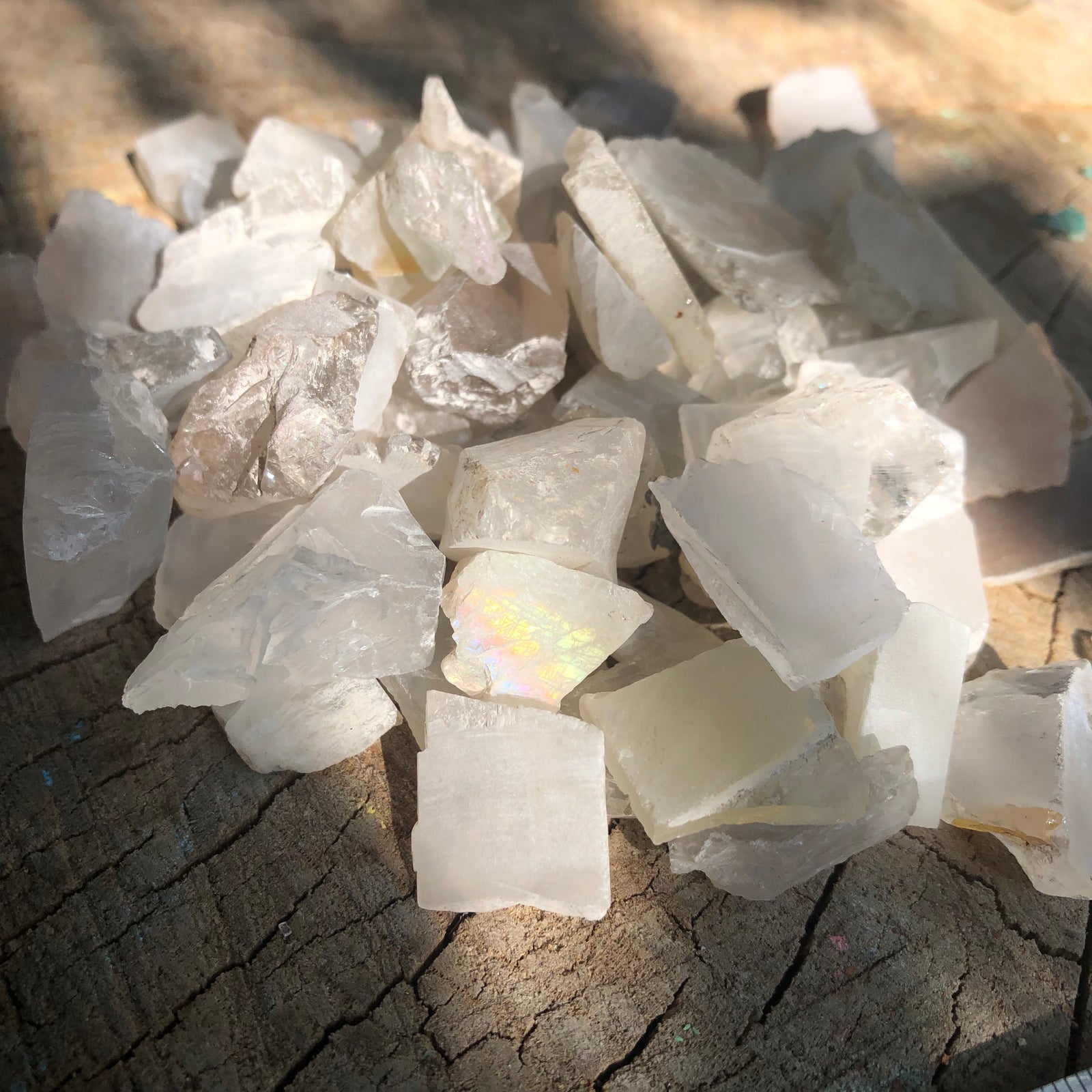 White Moon Quartz Set