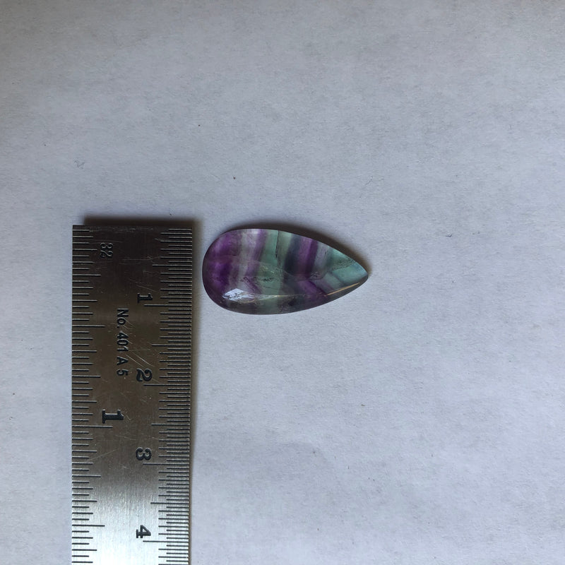Fluorite Tear Drop Cabochon
