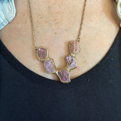 Ruby Shield Pendant