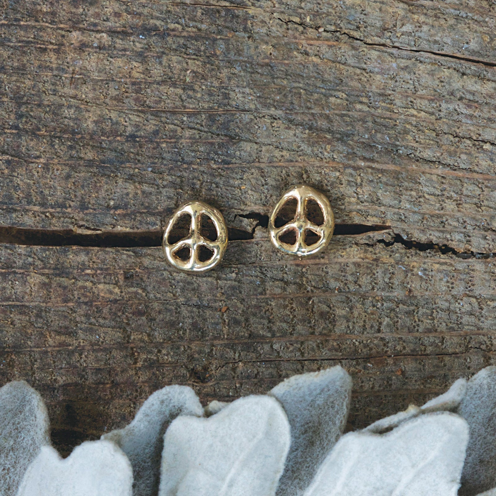 Peace Sign Studs