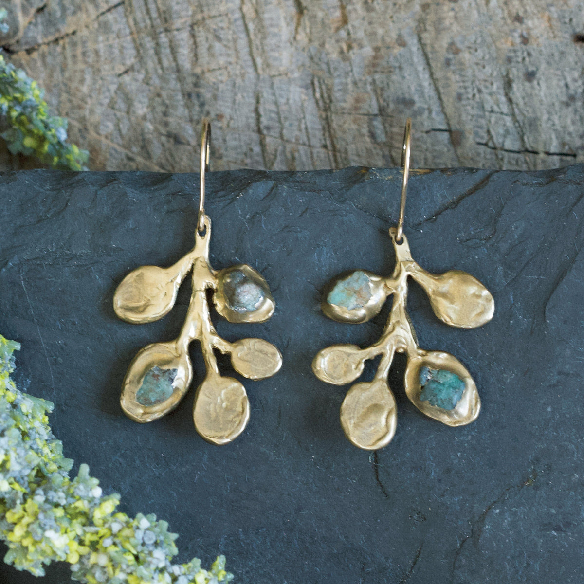 Seeded Eucalyptus Earrings