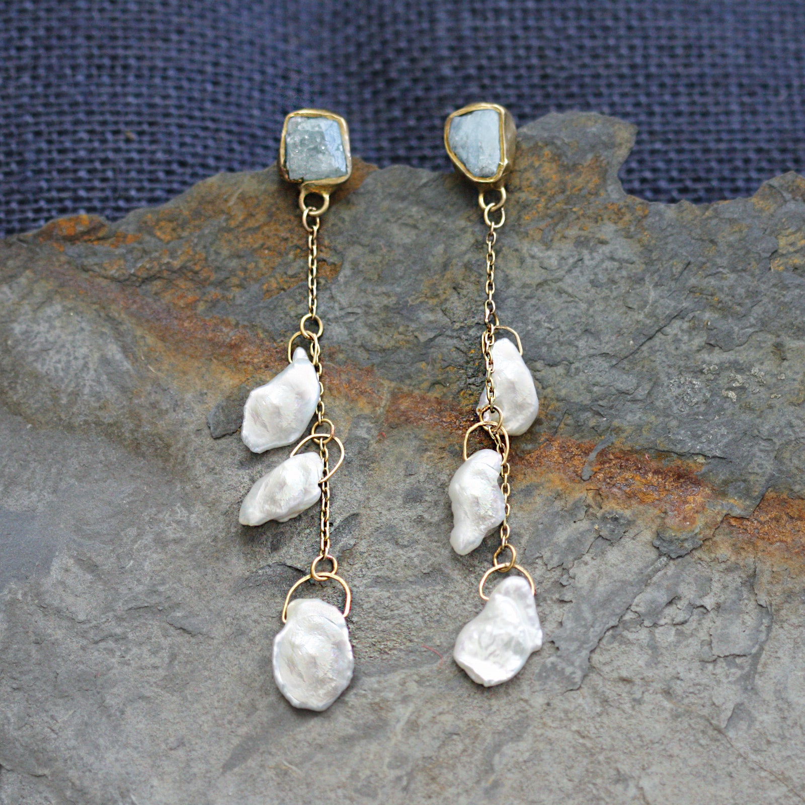 Summer Sky Cascade Earrings