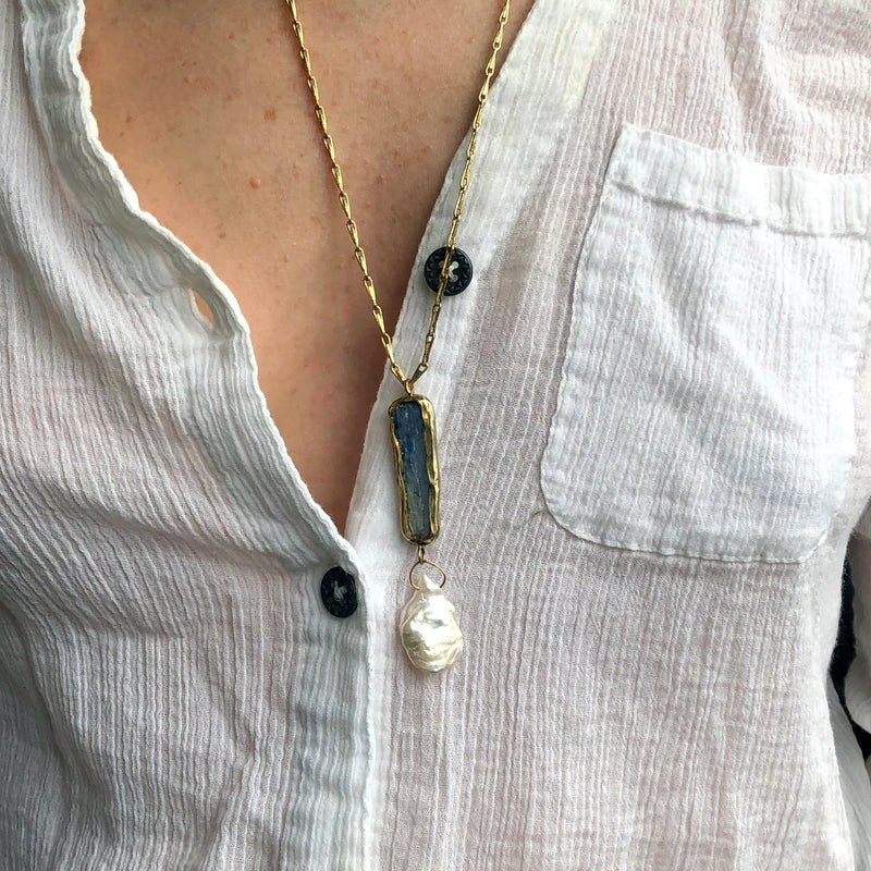 Summer Sky Vertical Necklace