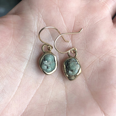 Aquatic Moss Solo Earrings