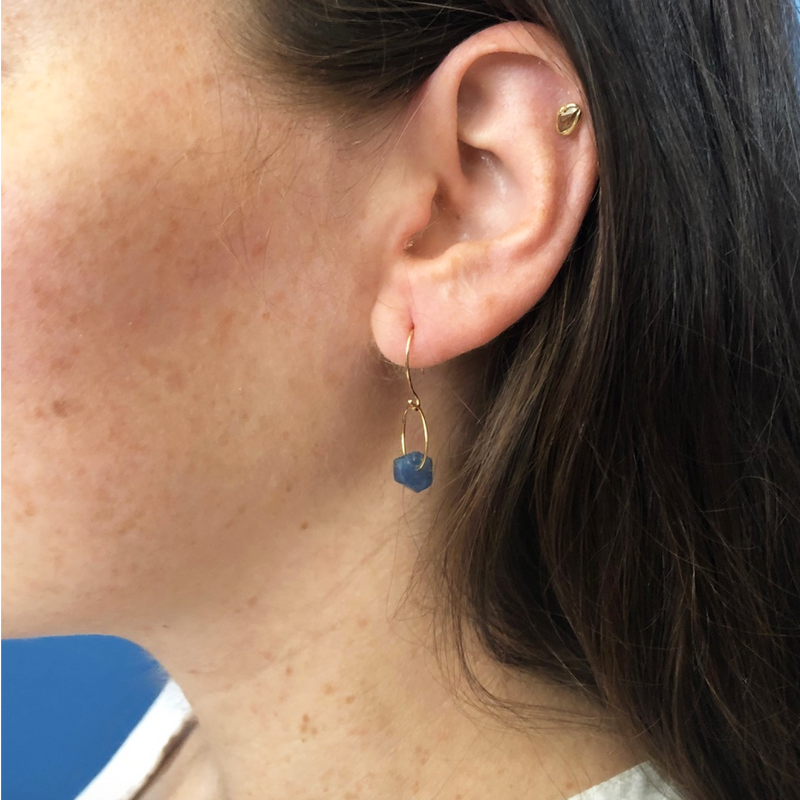 Sapphire Birthstone Earrings