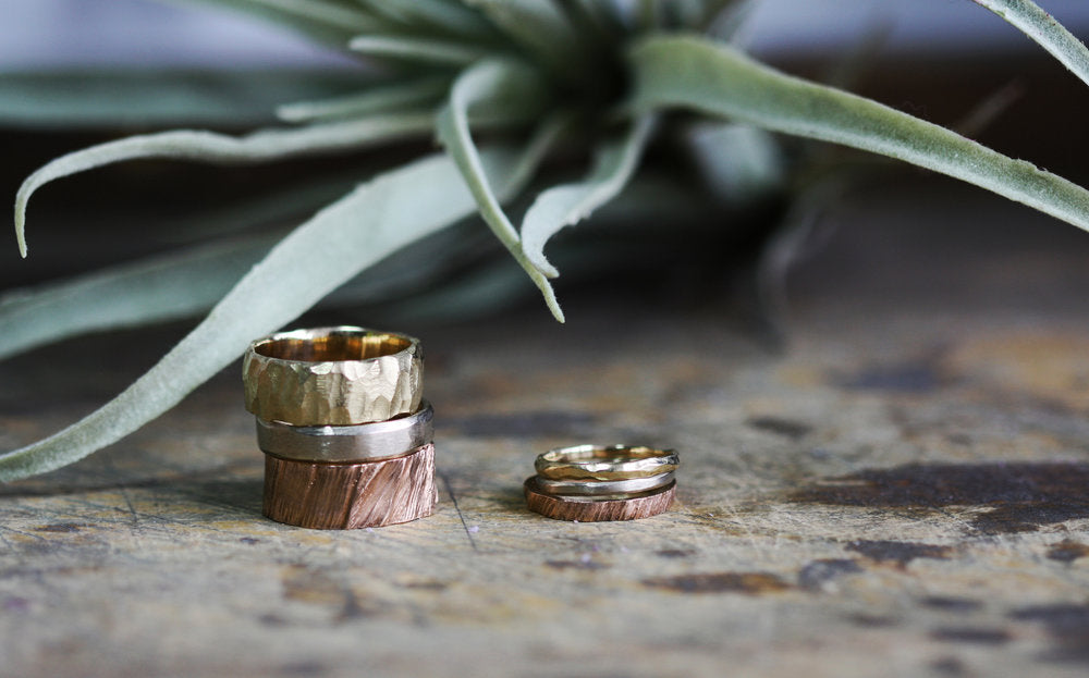 Nature Inspired Wedding Rings — Kate Macindoe - kate-macindoe