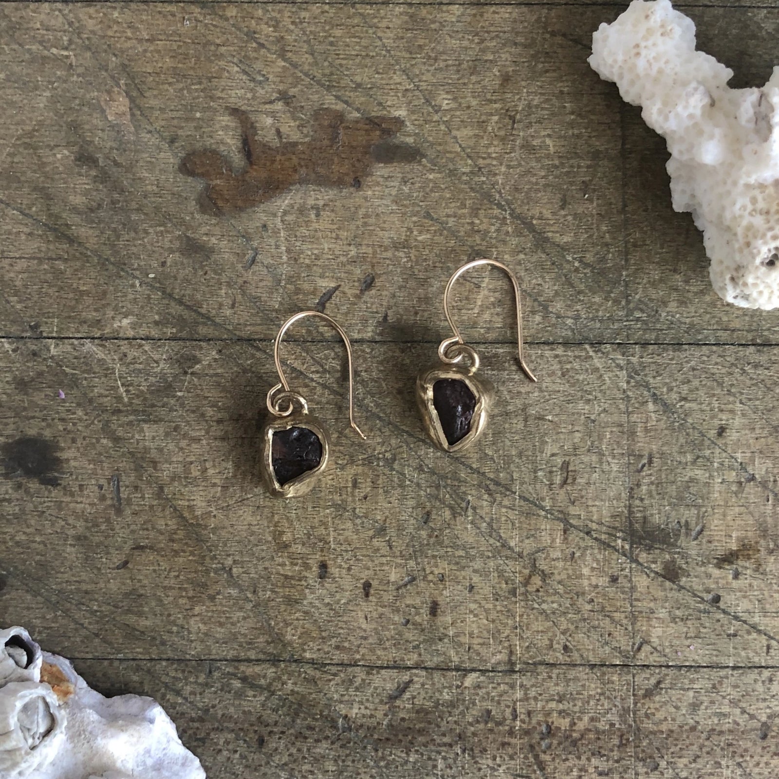 Dried Wildflower Solo Earrings