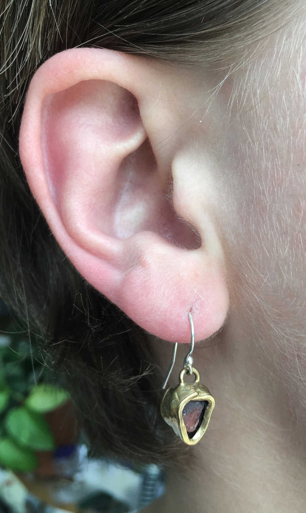 Dried Wildflower Solo Earrings