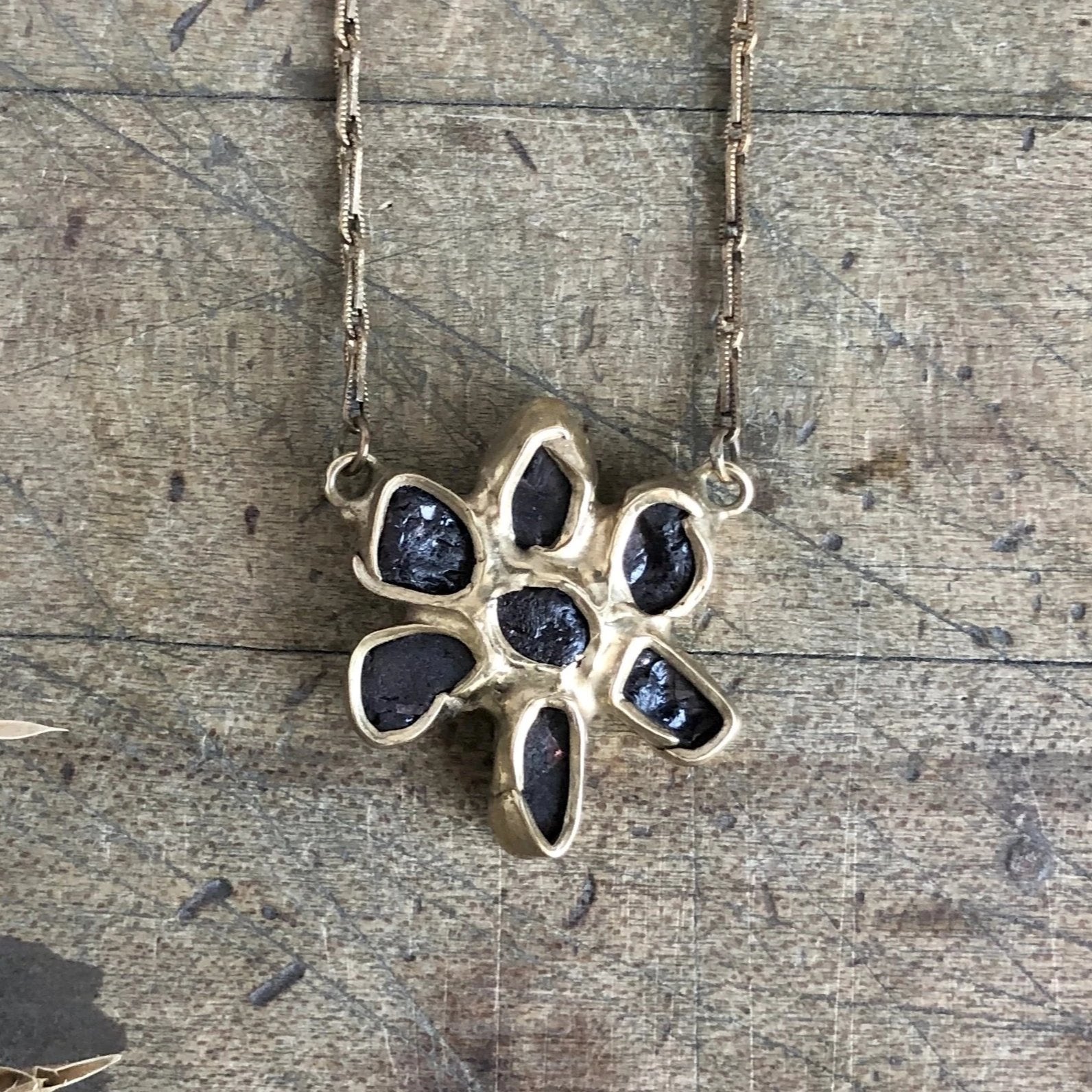 Dried Wildflower Solo Pendant