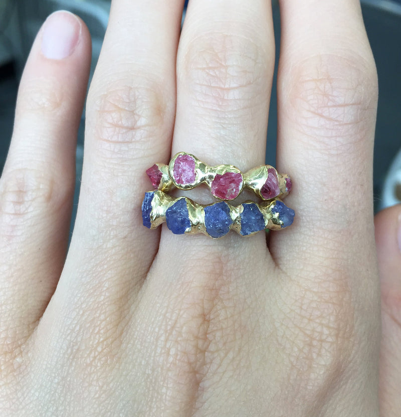 Flower Crown Ring - Tanzanite