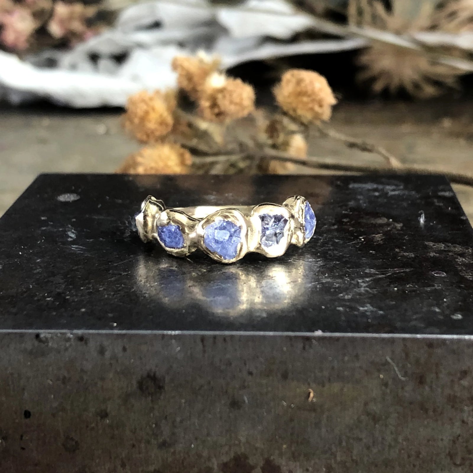 Flower Crown Ring - Tanzanite
